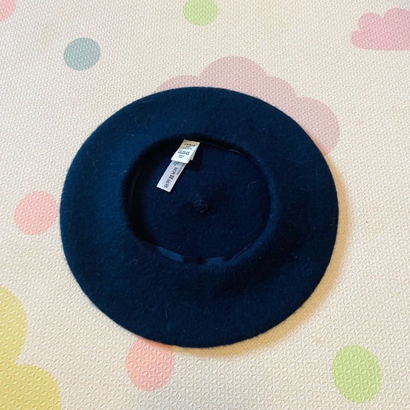 Janie & Jack Navy Blue Kids Girls Baby Toddler Beret Hat - Picture 2 of 3
